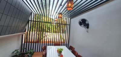 Dining, Furniture, Home Decor, Table, Ceiling Designs by Architect Shan Tirur, Malappuram | Kolo