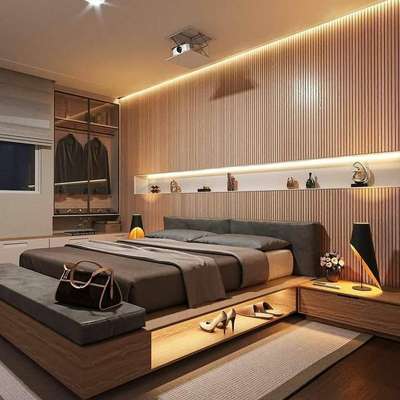 Furniture, Lighting, Storage, Wall, Bedroom Designs by Building Supplies Zainudheen Quraishy, Thrissur | Kolo
