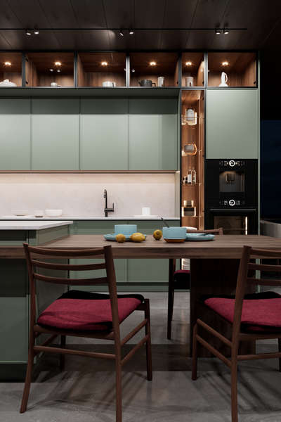 Kitchen, Lighting, Storage, Furniture Designs by 3D & CAD ➳✿࿐𝕽𝖔𝖘𝖍𝖓𝖎   sharma, Panipat | Kolo