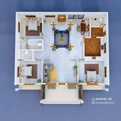  Designs by 3D & CAD Praviraj 4D, Kasaragod | Kolo