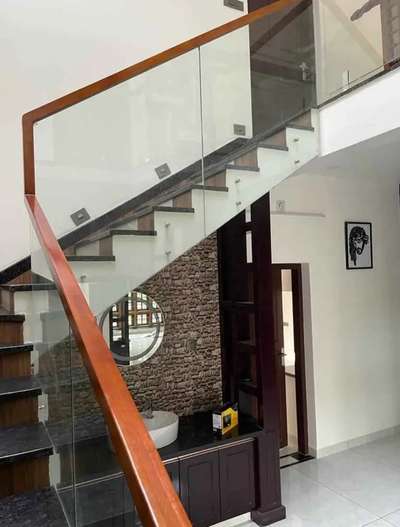 Staircase Designs by Fabrication & Welding Anoop Kunjumon, Kottayam | Kolo