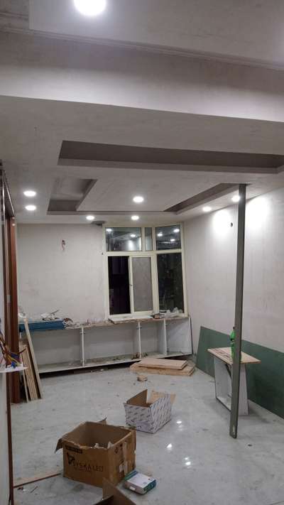 Ceiling, Lighting, Storage, Window Designs by Contractor Mulchand Pal, Ghaziabad | Kolo