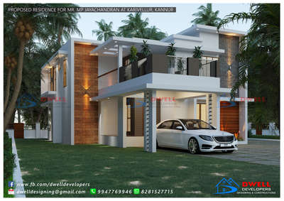 Exterior, Lighting Designs by Civil Engineer Akshay Saseendran, Kannur | Kolo