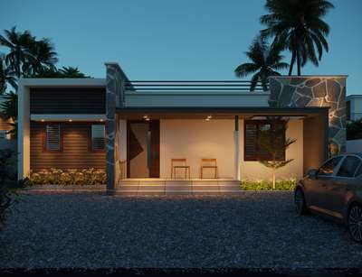 Exterior, Lighting Designs by Architect Jamsheer K K, Kozhikode | Kolo