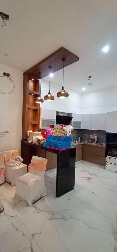Kitchen, Lighting, Storage Designs by Contractor Rahisuddin Saifi, Meerut | Kolo