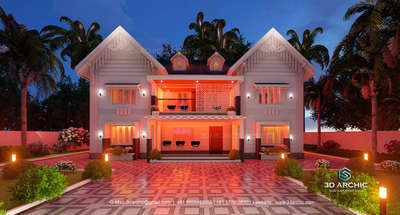 Exterior, Lighting Designs by Architect 🦋3D ARCHIC  DESIGNERS  🦋, Thiruvananthapuram | Kolo