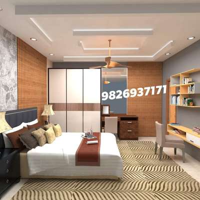 Furniture, Bedroom, Table, Storage, Ceiling, Lighting Designs by Architect Ek GHar Apna Ho, Indore | Kolo