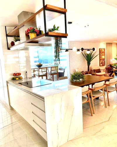 Kitchen, Storage, Lighting Designs by Interior Designer D square  interior modular kitchen , Kollam | Kolo