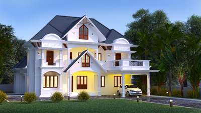 Exterior Designs by 3D & CAD Vishnu  N R, Kottayam | Kolo