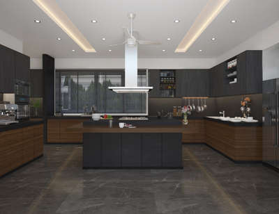 Ceiling, Kitchen, Lighting Designs by 3D & CAD Abhishant  Yadav, Gurugram | Kolo