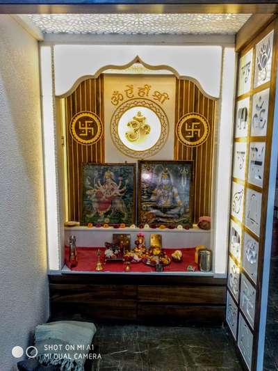 Prayer Room, Storage Designs by Electric Works Rahul Sharma, Indore | Kolo
