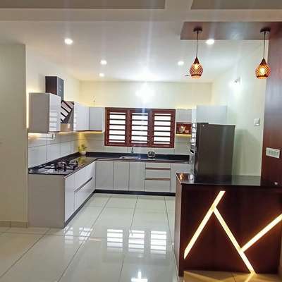 Kitchen, Storage, Lighting Designs by Carpenter AA ഹിന്ദി  Carpenters, Ernakulam | Kolo