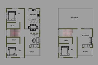 Plans Designs by Civil Engineer Gayathri Deepu, Ernakulam | Kolo
