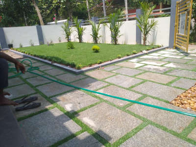 Flooring, Outdoor Designs by Service Provider Green Land, Kollam | Kolo