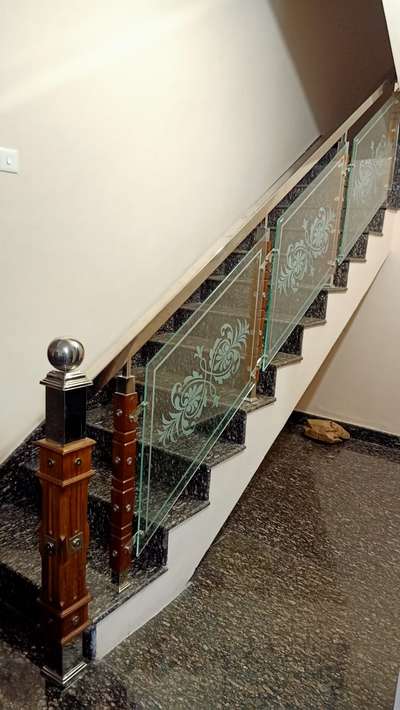 Staircase Designs by Contractor NEW TECH , Thiruvananthapuram | Kolo