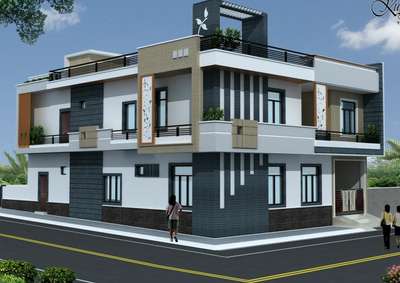 Exterior Designs by Contractor vishram malakar, Ajmer | Kolo
