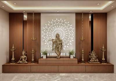 Prayer Room Designs by Interior Designer Parvathy Nair, Ernakulam | Kolo
