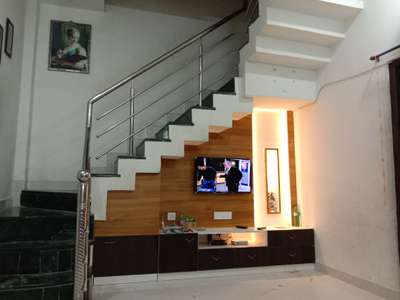 Lighting, Living, Storage, Staircase Designs by Carpenter Santosh Sharma, Indore | Kolo