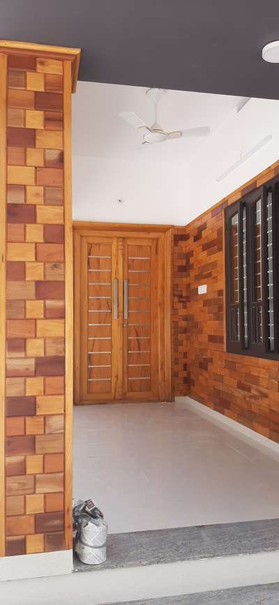 Door, Flooring Designs by Contractor Anil Kumar, Thiruvananthapuram | Kolo