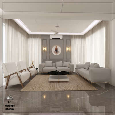 Furniture, Lighting, Living, Ceiling, Table Designs by Interior Designer Id Yogi Jangid, Jaipur | Kolo