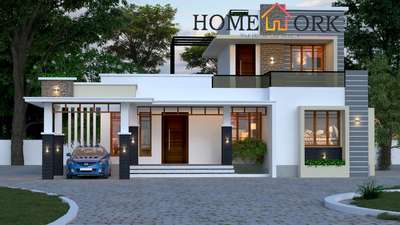 Exterior Designs by Contractor Prasanth  Mathew, Pathanamthitta | Kolo