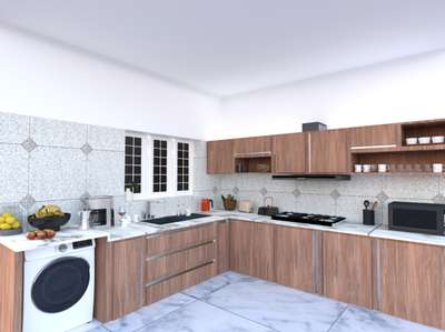 Kitchen, Storage Designs by Civil Engineer Melvin  Joseph , Thrissur | Kolo