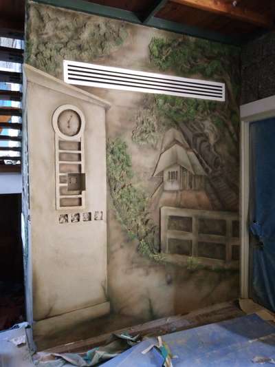 Wall Designs by Painting Works Pradeep Kp, Palakkad | Kolo