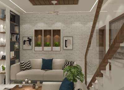 Furniture, Lighting, Living, Staircase, Home Decor Designs by Interior Designer Agnikon  Architectural Designs , Thrissur | Kolo