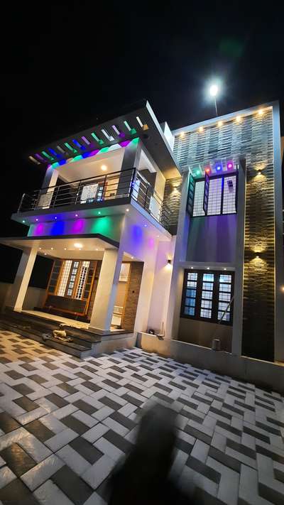 Exterior, Lighting Designs by Contractor PRADEEP  Y J, Thiruvananthapuram | Kolo