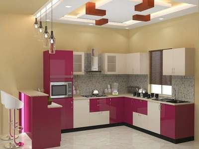 Ceiling, Kitchen, Lighting, Storage Designs by Carpenter AA ഹിന്ദി  Carpenters, Ernakulam | Kolo