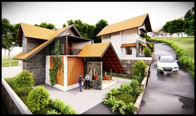 Exterior Designs by Architect Eham Architectural Studio, Kozhikode | Kolo