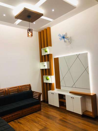 Living, Furniture, Storage, Ceiling, Lighting Designs by Contractor sreejith p, Malappuram | Kolo