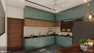 Kitchen, Storage Designs by Civil Engineer Suhail Vallanchira, Malappuram | Kolo