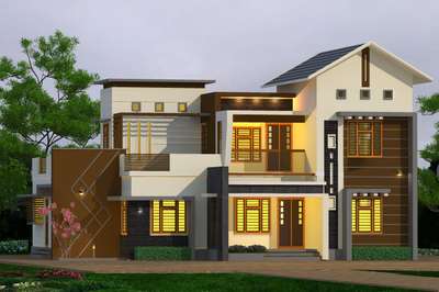 Exterior, Lighting Designs by Home Owner Asif vandumthara, Palakkad | Kolo