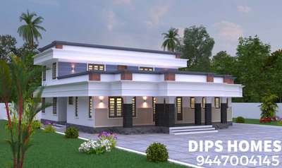 Exterior, Lighting Designs by Contractor DIPS  HOMES, Kottayam | Kolo