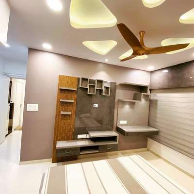 Ceiling, Lighting, Living, Table Designs by Interior Designer Narveer Yadav, Faridabad | Kolo