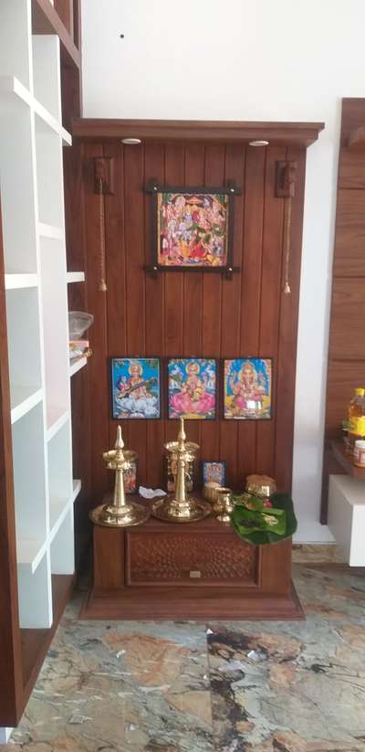 Prayer Room, Storage Designs by Carpenter Prakash Mr, Thrissur | Kolo