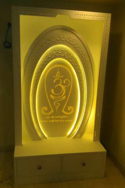 Lighting, Prayer Room, Storage Designs by Interior Designer Chirag Gandas, Gurugram | Kolo