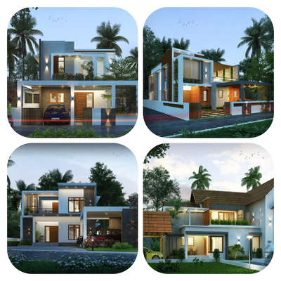 Exterior, Lighting Designs by Architect KERALA HOMES  DESIGN , Ernakulam | Kolo