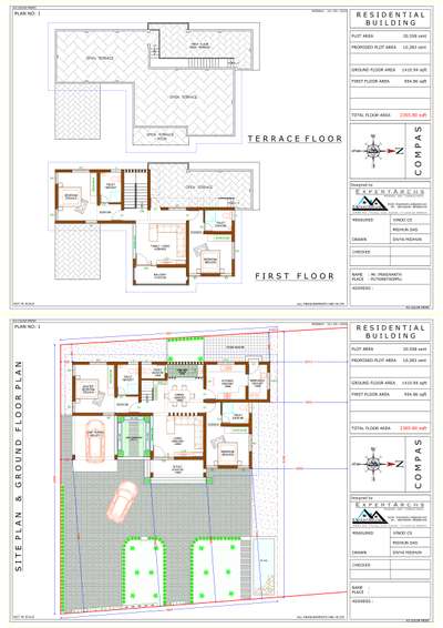 Plans Designs by 3D & CAD Midhun Das, Thiruvananthapuram | Kolo