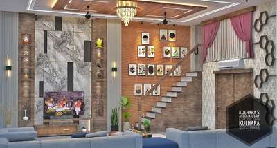 Furniture, Lighting, Living, Staircase, Storage Designs by Civil Engineer KULHARAS  ASSOCIATES , Indore | Kolo