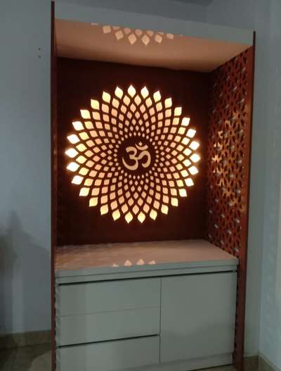 Lighting, Prayer Room, Storage Designs by Architect Tajender rana, Gautam Buddh Nagar | Kolo