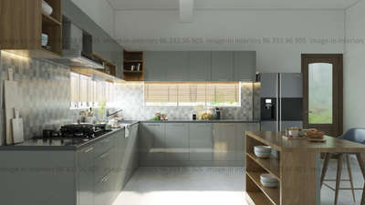 Kitchen, Storage, Table Designs by Interior Designer ansal azeez, Thrissur | Kolo