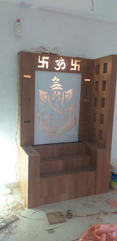 Lighting, Prayer Room, Storage Designs by Carpenter surjith unni p, Kozhikode | Kolo