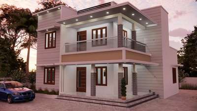 Exterior, Lighting Designs by Contractor AJMAL T THAJUDEEN, Thiruvananthapuram | Kolo