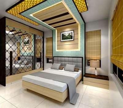 Ceiling, Furniture, Lighting, Storage, Bedroom Designs by Contractor Sarif Khan, Jaipur | Kolo