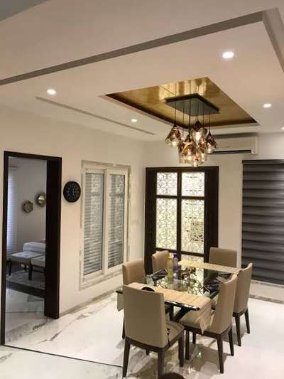 Dining, Ceiling, Furniture, Lighting, Table Designs by Interior Designer Munsaf Saifi, Noida | Kolo