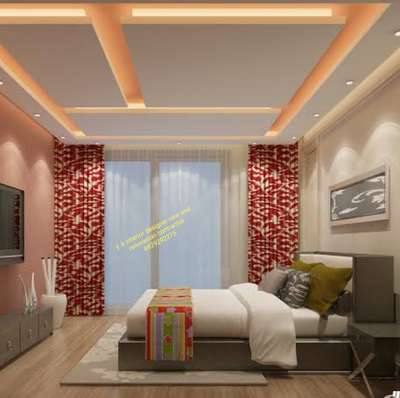 Ceiling, Bedroom, Lighting, Furniture Designs by Interior Designer YK  Interior Designer , Delhi | Kolo