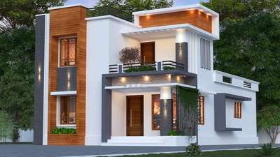 Outdoor, Exterior Designs by Contractor MADHU KR  ZEENIYA CREATION , Kottayam | Kolo
