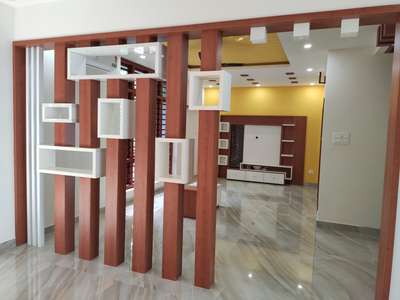 Storage, Living, Lighting, Flooring Designs by Contractor ROOPESH PP, Kozhikode | Kolo
